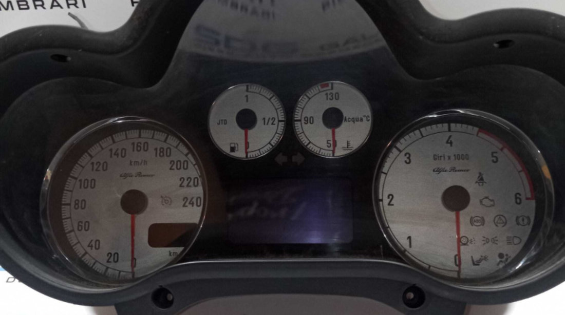 Kit Pornire ECU Calculator Motor Cip Cheie Imobilizator Alfa Romeo GT 1.9 JTD 150 CP 2003 - 2010 Cod 0281012883 [2199]
