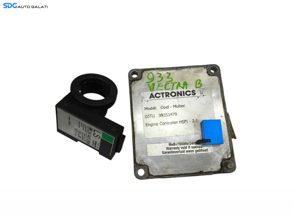 Kit Pornire ECU Calculator Motor Cititor Cheie Cheie CIP Imobilizator Opel Vectra B 1.6 Z16XE 1995 - 2002 Cod 09353479 [LC2055]