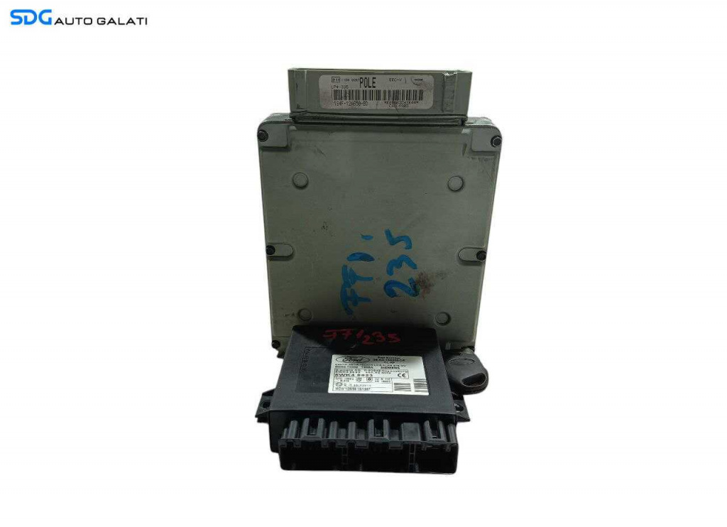 Kit Pornire ECU Calculator Motor Confort CIP Imobilizator Ford Focus 1 1.6 Benzina 1998 - 2004 Cod 1S4F-12A650-BD 5WK48823 [L7082]