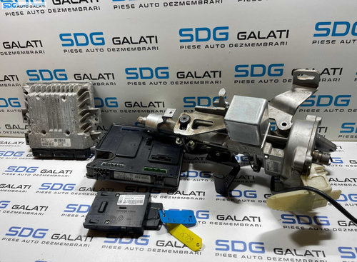 Kit Pornire ECU Calculator Motor Contact cu Cartela BCM si Imobilizator Renault Megane 3 1.5 DCI 200...