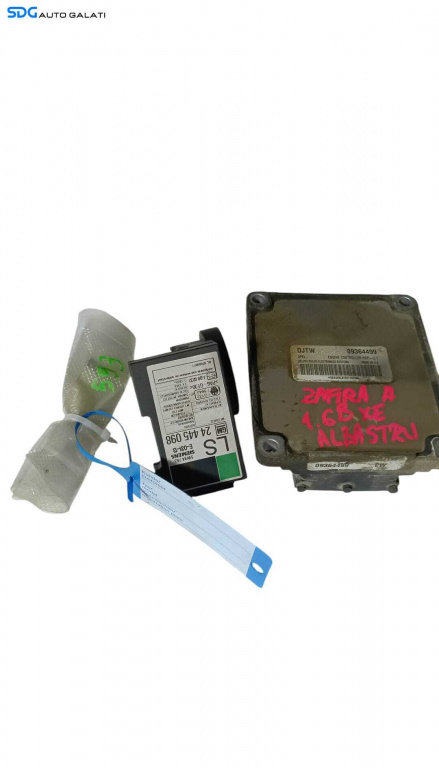 Kit Pornire ECU Calculator Motor Imobilizator Cip Cheie Opel Zafira A 1.6 Benzina XE 1998 - 2005 Cod...