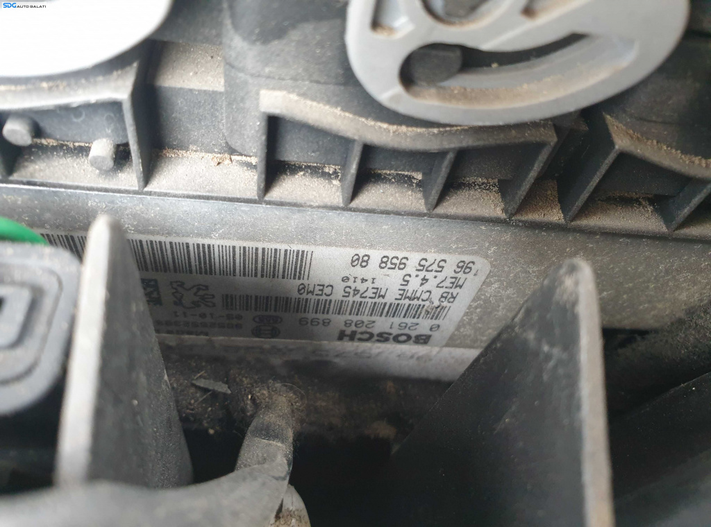 Kit Pornire ECU Calculator Motor Imobilizator Cip Cheie BSI Citroen C4 1.6 Benzina NFU 2004 - 2012 Cod 9657595880 [K6008]
