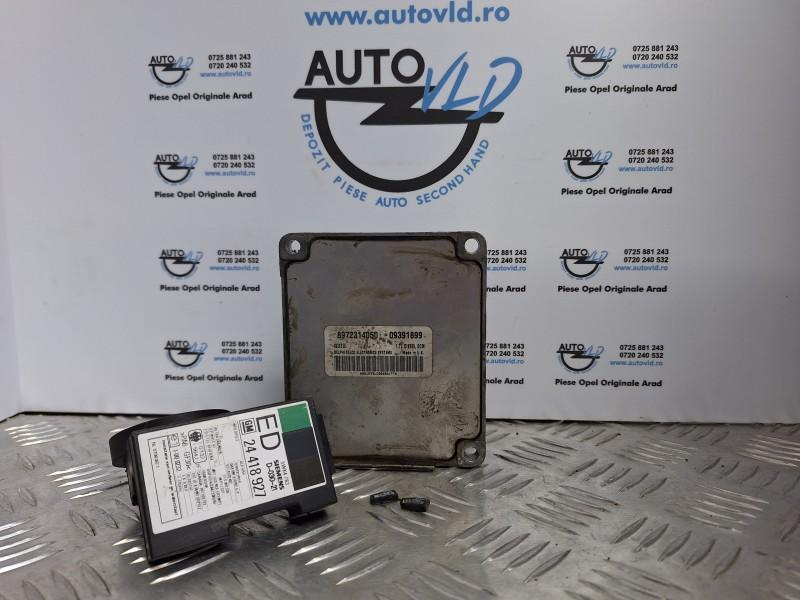 Kit pornire ECU immo cu 2 cip-uri 1.7L Opel Astra G 1998-2004 1.7 DTI 75cp 55kw Y17DT 09391899