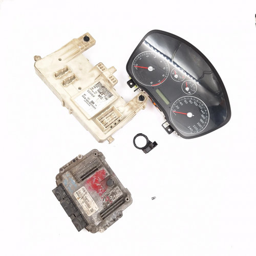 Kit Pornire Ford C-Max 1 2003-2010 1.6 Tdci G8Da Motorina Calculator Motor Ceas Bord Imobilizator Pa...