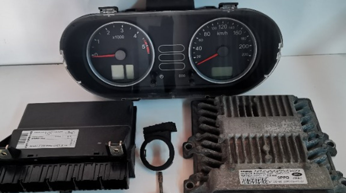 Kit pornire Ford Fiesta 5 1.4 TDCi ceasuri/Ecu/cheie/cititor/Calculator confort