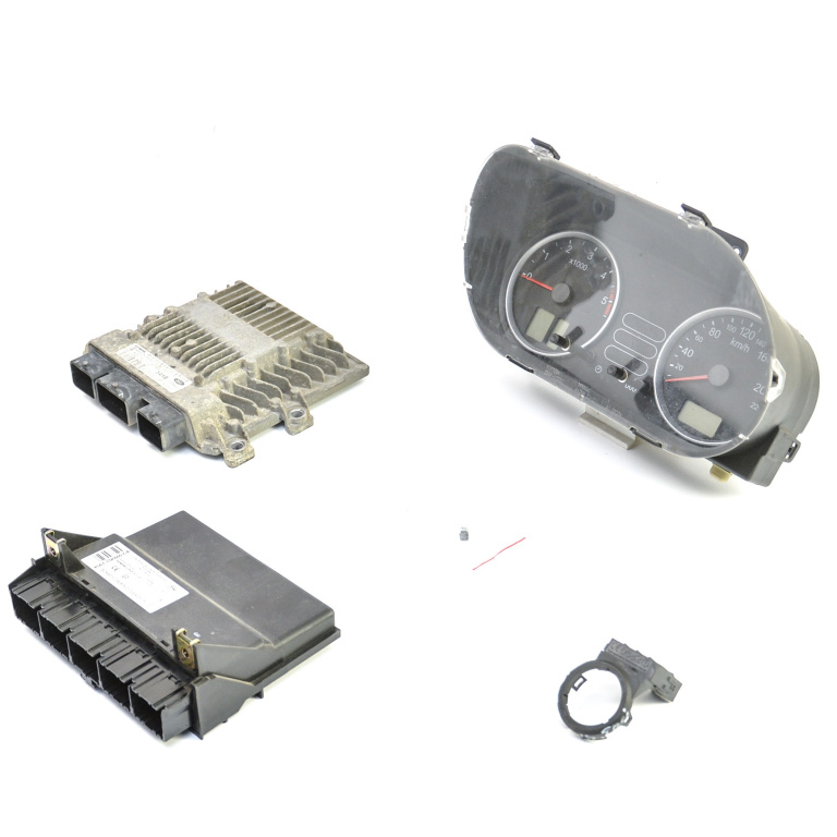 Kit Pornire Ford Fiesta Mk 5 2002-2008 1.4 Tdci F6Ja Motorina Calculator Confort Calculator Motor Ceas Bord Chip Cheie Cititor Cheie 3S6112A650Lb, 3S61-12A650-Lb, 3S61-12A650, 3S6112A650, 5Ws40140D-T, I-00 2081, 244382913, 4S6T15K600Ca, 4S6T-15K600-C
