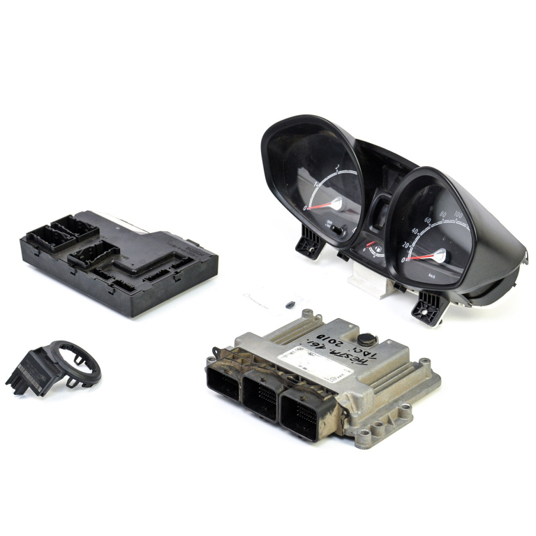 Kit Pornire Ford Fiesta Mk 6 2008-2017 1.6 Tdci T3Ja Motorina Calculator Confort Calculator Motor Ceas Bord Chip Cheie Cititor Cheie Av2112A650Rc, Av21-12A650-Rc, Av21-12A650, Av2112A650, 0281017705, 0 281 017 705, 8A6T-10849-Cm, 8A6T-10849, 8A6T1084