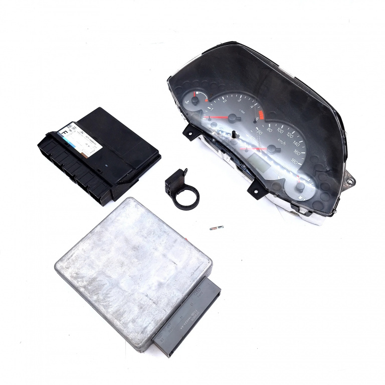 Kit Pornire Ford Focus Mk 1 1998-2004 1.8 Turbo Di / Tddi C9Da Motorina Calculator Confort Calculator Motor Ceas Bord Chip Cheie Imobilizator 2S4A12A650Mb, E11I000287, 3903856, 4116173, F5Sb14A624Aa, 5Wk48730D, Vx176134, E1197Ra000001, 90Lp0204, 1S7T