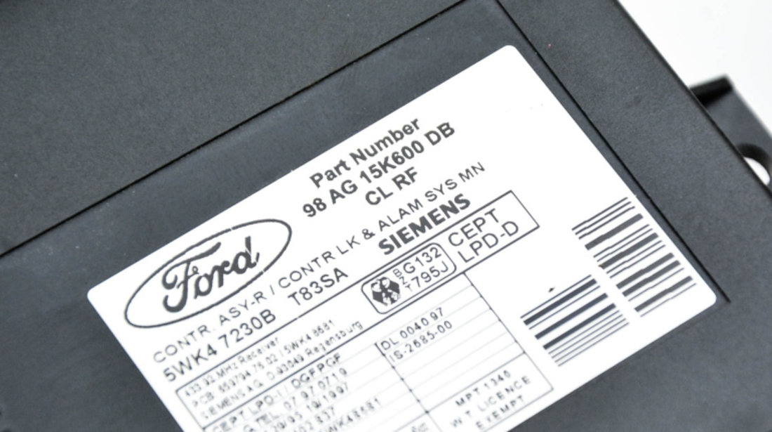 Kit Pornire Ford FOCUS Mk 1 1998 - 2007 Motorina XS4F-12A650-FAB, XS4F12A650FAB, 98AG-15K600-DB, 98AG15K600DB, 98VP-15607-AB, 98VP15607AB