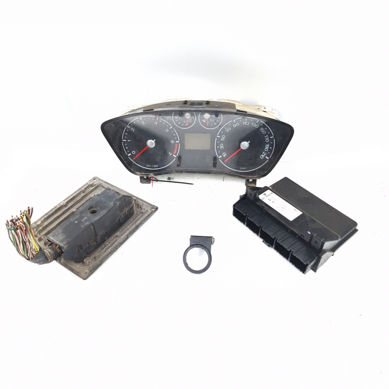 Kit Pornire Ford Fusion (Ju) 2002-2012 1.4 Fxjc Benzina Calculator Motor Ceas Bord Chip Cheie Imobilizator 0281011488, 6S6T15K600Bm, Vp6S6F14A608Gh, 5Wk48862, 55189421, 97Ri000010, 30Kdr8N1E, E1197Ra000001, E1A000280, Z0R030799, Pwb16507, Vp6S6F10894