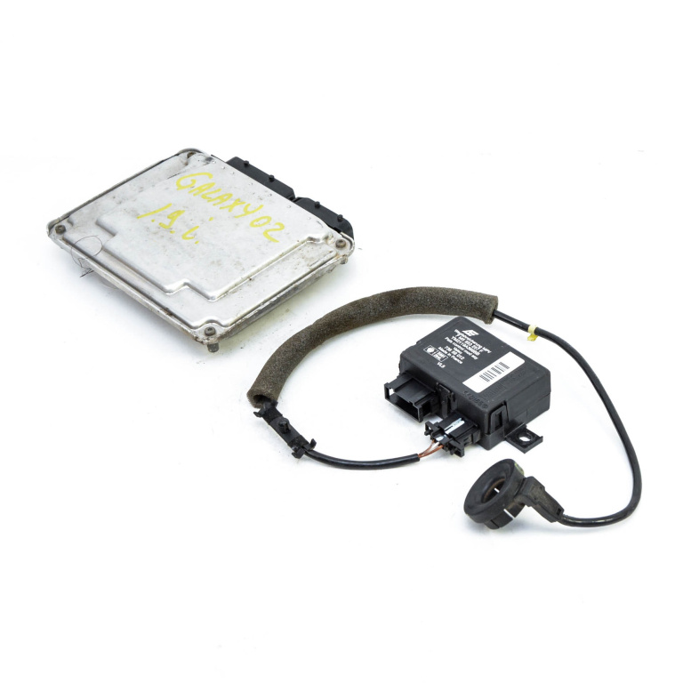 Kit Pornire Ford Galaxy (Wgr) 1995-2006 1.9 Tdi Motorina Calculator Motor Cititor Cheie Imobilizator 038906019Fa, 0281010629, 7M5953257F, Ym2119A366Bb Bosch