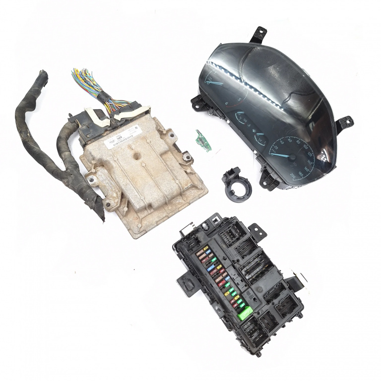 Kit Pornire Ford Transit Mk 5 2012 > 2.0 Tdci Motorina Calculator Motor Ceas Bord Chip Cheie Imobilizator Panou Sigurante A3C02351200, Kk2112A650Fa, Sid212Evo, 810376668, Mk3T10849Acb, Kk3T15604, A2C766861180000, 22258217354298, Gk2T15607Aa, A2C95937