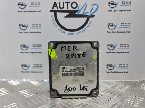 Kit pornire HSFI 2.5 calculator cip IMMO Opel Meriva 2003-2010 1.4 i 90 cp 66 kw Z14XE 12237450 DXKB