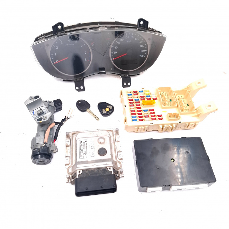 Kit Pornire Hyundai I20 (Pb) 2008-2014 1.2 G4La Benzina Calculator Confort Calculator Motor Ceas Bord Contact Cu Cheie Panou Sigurante 3911103700, 37861011103, 940131J201, 9001140420Kj, 1E44402X, 954101Jc81Jbk10955, 954101Jcb1, 919511J010, 1314401024