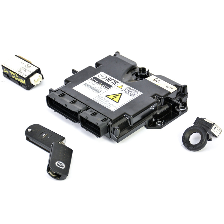Kit Pornire Mazda 6 (Gg) 2002-2008 2.0 Di Rf7J Motorina Calculator Kessy Calculator Motor Cheie Cititor Cheie Rf7K18881R, 275800-6593, Gp9F675Dzb, 4197140, 2758006593 Visteon
