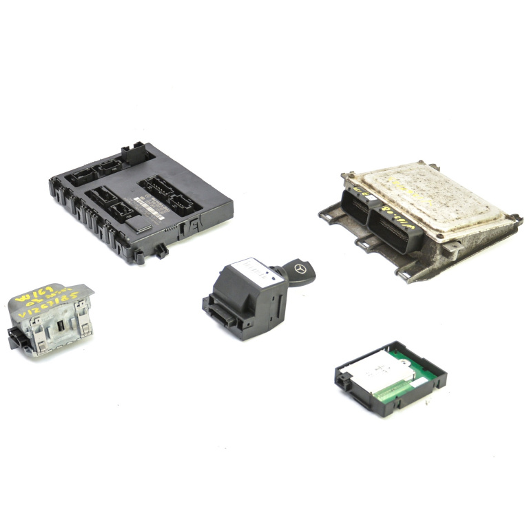 Kit Pornire Mercedes-Benz A-Class (W169) 2004-2012 A 150 (169.031, 169.331) M 266.920 Benzina Blocator Coloana Volan Calculator Confort Calculator Motor Contact Cu Cheie A2661530391, A 266 153 03 91, 266 153 03 91, 2661530391, A0024463140, A 002 446