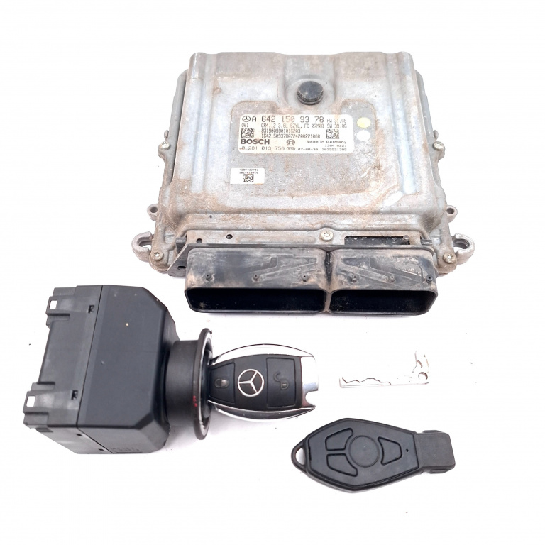 Kit Pornire Mercedes-Benz Ml / M-Class (W164) 2005-2011 Ml 320 Cdi 4-Matic (164.122) Om 642.940 Motorina Calculator Motor Cheie Contact Cu Cheie A6421509378, 0281013756, A1645450908, 13040221, 1039S21385, 9308184786, 33002805, 0004817281606189 Bosch