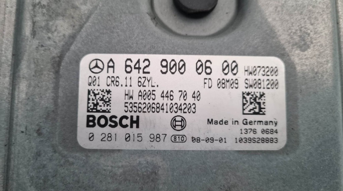 Kit pornire Mercedes C-Class W204 3.0 CDi euro 4 coduri : A6429000600 / A2044400311 / A2075450308