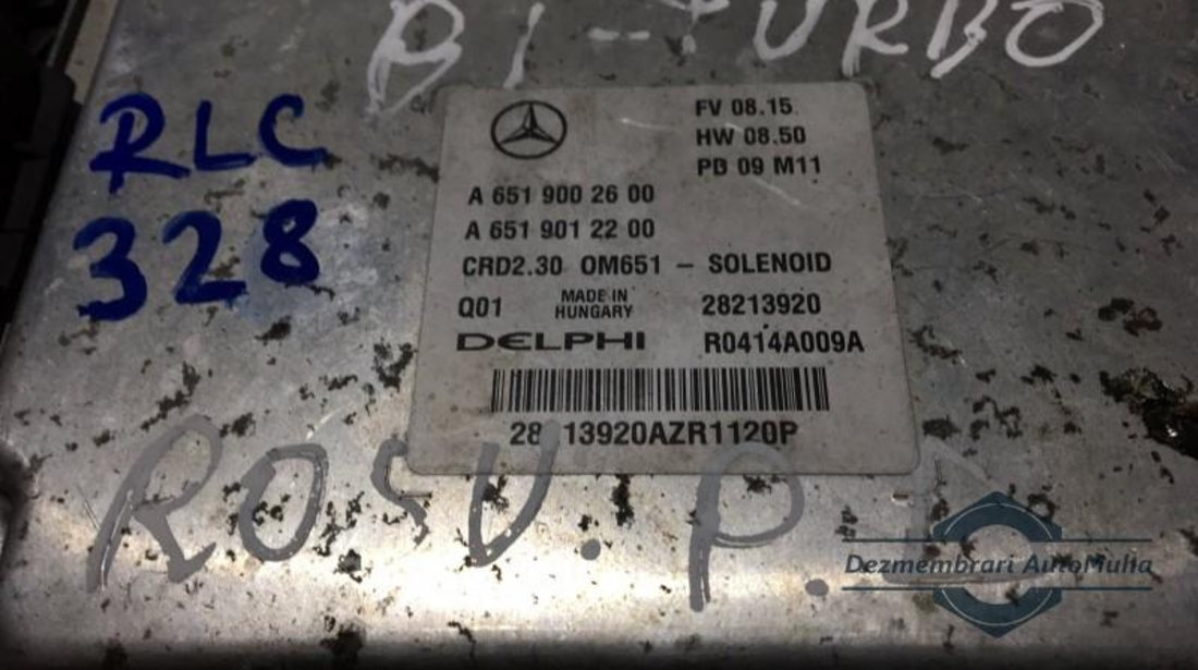 Kit pornire Mercedes Sprinter 2 (2006->) [906] a6519002600