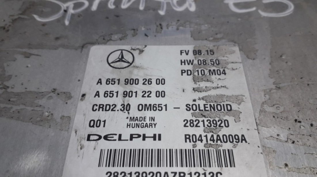 Kit pornire Mercedes Sprinter 2.2cdi A6519002600, A6519012200