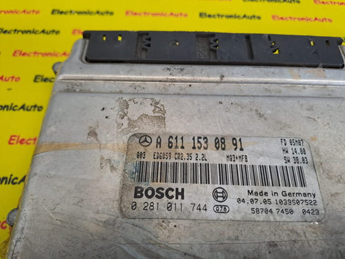 Kit pornire Mercedes Sprinter A6111530891, 0281011744