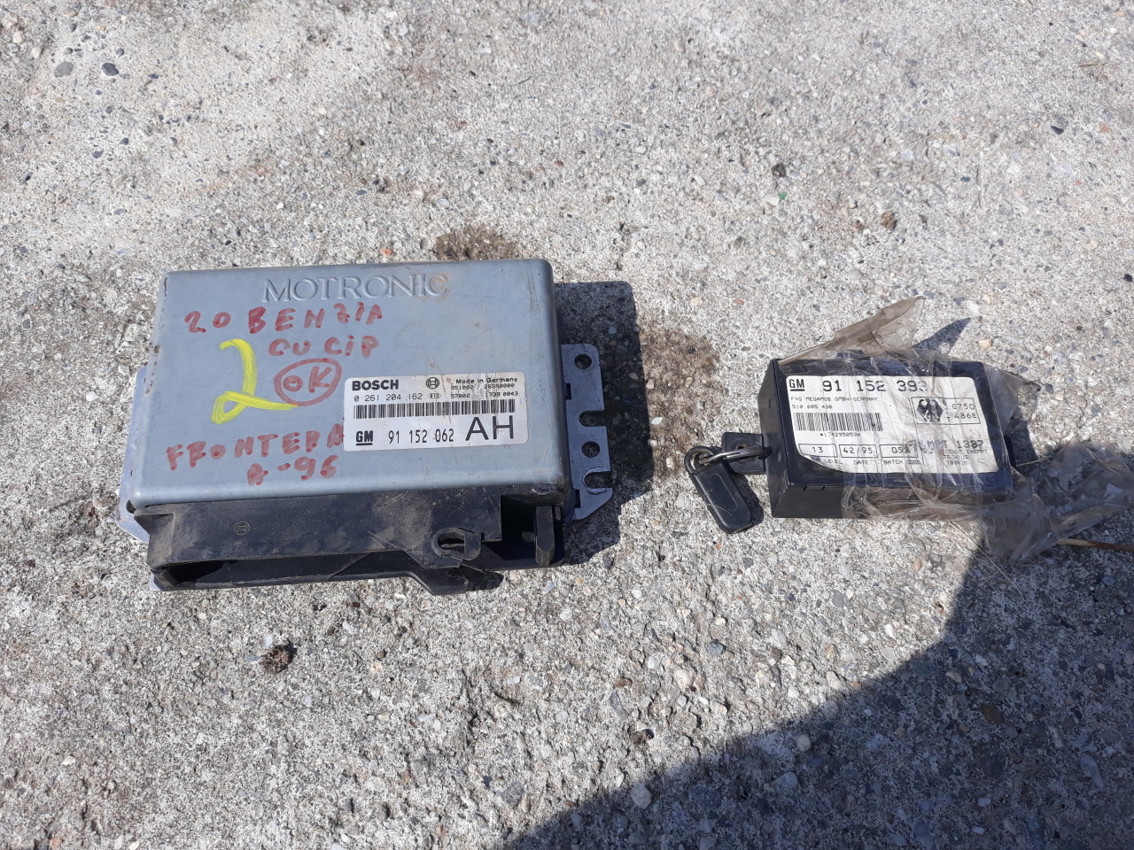 Kit pornire Opel Frontera A sport 2000 benzina din anii 1995 1999 cu Cip