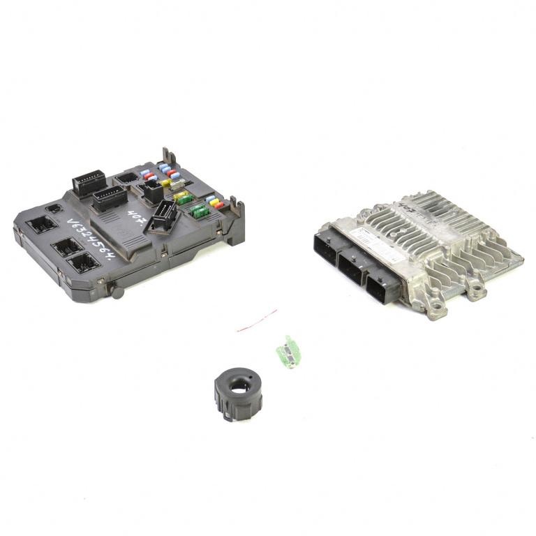 Kit Pornire Peugeot 407 2004-2011 2.0 Hdi Rhr (Dw10Bted4) Motorina Bsi Calculator Motor Chip Cheie Cititor Cheie Panou Sigurante 9658345280, 96 583 452 80, Sw9658345280, Sw 96 583 452 80, 9655041480, Hw9655041480, Hw 96 550 414 80, 5Ws40204E-T, 85622