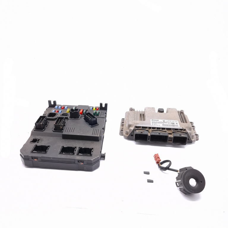 Kit Pornire Peugeot Partner 1 1996-2013 1.6 Hdi 75 Dv6Bted4 Motorina Bsi Calculator Motor Chip Cheie Contact Cu Cheie Imobilizator 0281012620, 9657999880, 9659614980, 9663944680, S118085120F, Edc16C34, 1039S18943, 9663123280, 8512713177, A2C53172124