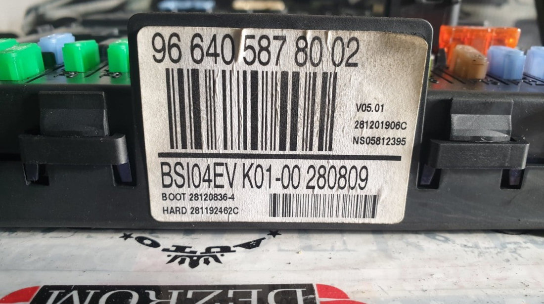 Kit pornire Peugeot Partner II 1.6 HDi motor 9HZ 109 cai coduri : 9664843780 / 9664058780-02