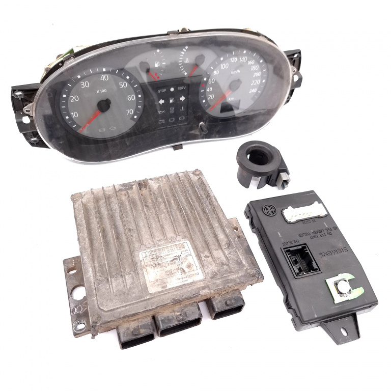 Kit Pornire Renault Clio 2 / Symbol 1 1998-2008 1.5 Dci (Sb07) K9K 700 Motorina Calculator Motor Ceas Bord Imobilizator 8200334540, 8200412768, 8200103749, S118522003, 742068001, 18504143408, 216777500, 216701246A1, Ns90061887, P8200366641, 01075700
