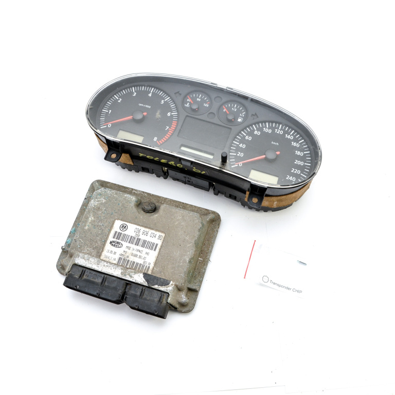 Kit Pornire Seat Leon (1M1) 1999-2006 1.9 Tdi Alh Motorina Calculator Motor Ceas Bord Chip Cheie 036906034Bd, 1M0920821A Magneti Marelli