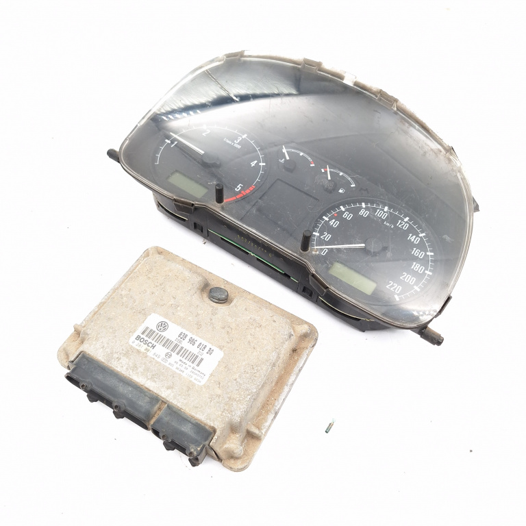 Kit Pornire Skoda Octavia 1 (1U) 1996-2010 1.9 Tdi Agr Motorina Calculator Motor Ceas Bord 038906018Bq, 0281001849, 1U1919034G, 110008928009, 28Sa3732, 9630811280634 Bosch, Vdo