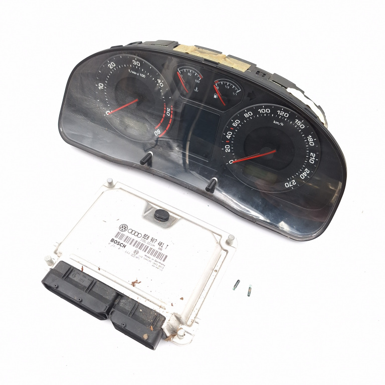 Kit Pornire Skoda Superb 1 (3U) 2001-2008 2.5 Tdi Aym Motorina Calculator Motor Ceas Bord 8E0907401T, 0281014444, 3U0920841A, 8E0-907-401-T, 0-281-011-444, 1039S04295, 18030312, 110080115, 2284488443, 88311322, 81071428, G750669H, 65824 Bosch