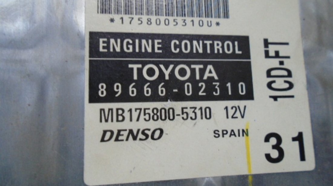 Kit Pornire Toyota Corolla 2.0D-DIN 2003-COD-8966602310