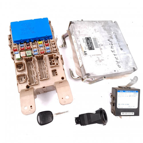 Kit Pornire Toyota Corolla 2001-2006 2.0 D-4D 1Cd-Ftv Motorina Calculator Motor Cheie Contact Cu Che...