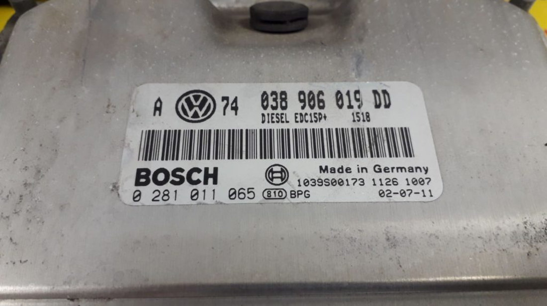 Kit pornire Volkswagen Bora 1.9 tdi 038906019DD, 0281011065