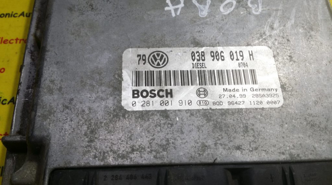 Kit pornire VW Bora 1.9 tdi 0281001910, 038906019H