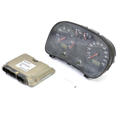 Kit Pornire Vw Golf 4 1997-2004 1.4 16V Akq Benzina Calculator Motor Ceas Bord Chip Cheie 036906014M...