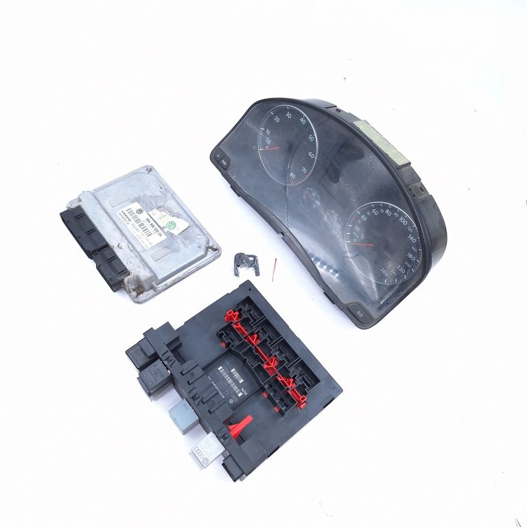 Kit Pornire Vw Golf 5 2003-2009 1.6 Bgu Benzina Calculator Confort Calculator Motor Ceas Bord 06A906033Ca, 5Wp4020303, 1K0920851A, V0020000, Vwz7Z0D0399631, 96019060, A2C53023102, A2C53025660, 110080246034, 103518, 1K0937049S, 01321606, 28000674, 1K0
