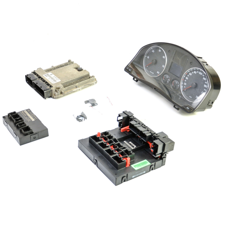 Kit Pornire Vw Golf 5 2003-2009 1.9 Tdi Bkc Motorina Calculator Confort Calculator Motor Ceas Bord Chip Cheie 03G906016Bc, 03G 906 016 Bc, 03G 906 016 , 03G906016, 0281011671, 0 281 011 671, 1039S05354, 1K0920860L, 1K0 920 860 L, 1K0 920 860, 1K09208
