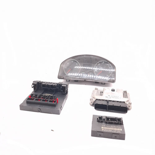 Kit Pornire Vw Golf 5 2003-2009 2.0 Tdi 16V Bkd Motorina Calculator Motor Ceas Bord Panou Sigurante ...
