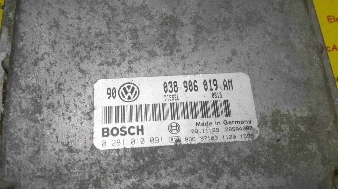 Kit pornire VW Golf4 1.9 tdi 0281010091, 038906019AM