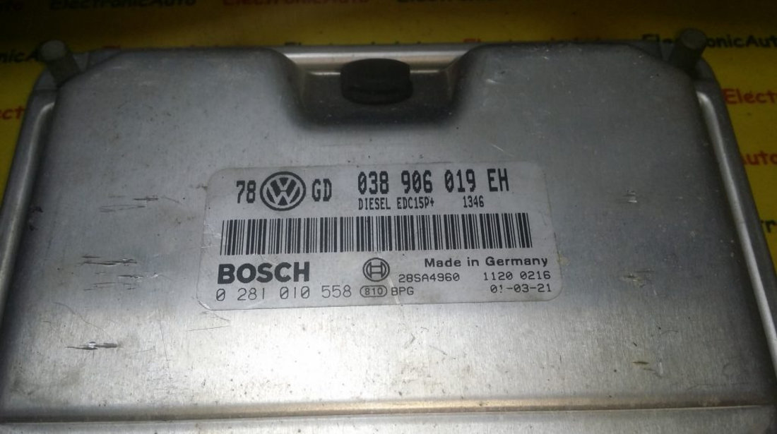Kit pornire VW Passat 1.9 tdi 0281010558 , 038906019EH, motor AWX