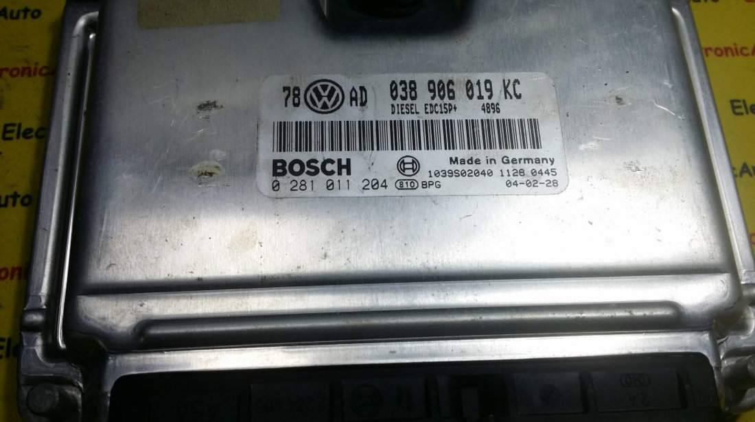 Kit pornire VW Passat 1.9 tdi 0281011204, 038906019KC, motor AVB