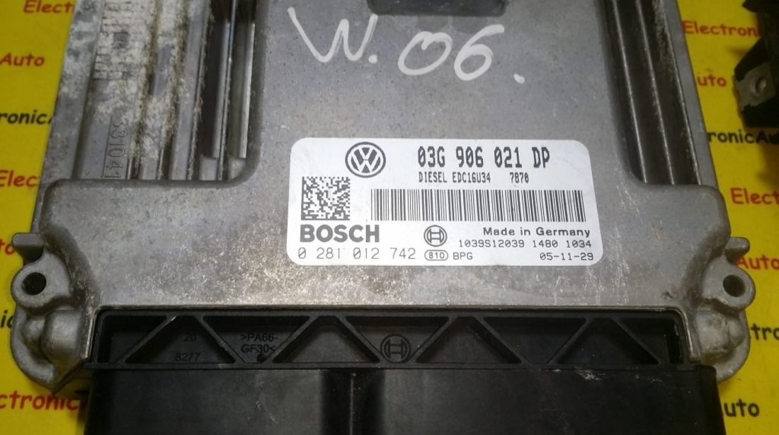 Kit pornire VW Passat 1.9 tdi 0281012742, 03G906021DP