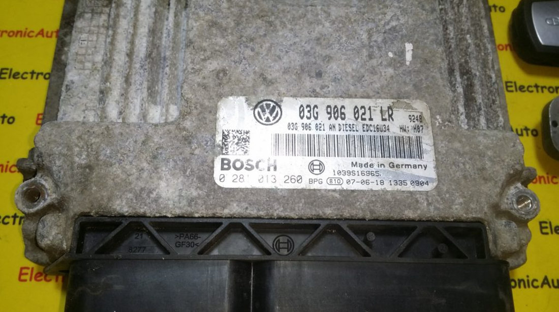 Kit pornire VW Passat 1.9 tdi 0281013260, 03G906021LR