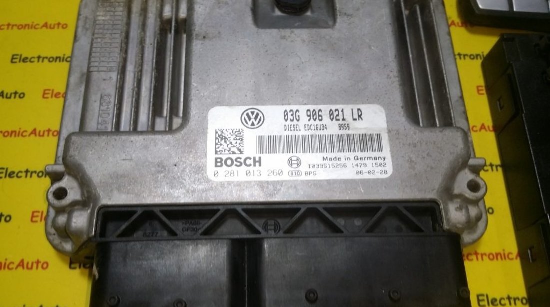 Kit pornire VW Passat 1.9 tdi 0281013260, 03G906021LR