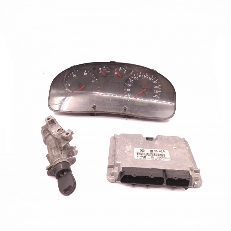 Kit Pornire Vw Passat B5, B5.5 1996-2005 1.9 Tdi Avg Motorina Calculator Motor Ceas Bord Chip Cheie Contact Cu Cheie 038906018Ga, 0281010170, 3B0920802F, 4B0905851, 110008960044, 13089921252, Vwz7Z0X1833795, 88311245, 88311244 Bosch