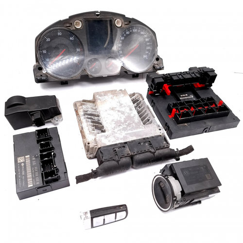 Kit Pornire Vw Passat B6 2005-2010 2.0 Tdi 16V Bkp Motorina Calculator Confort Calculator Motor Ceas...