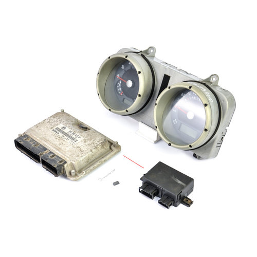 Kit Pornire Vw Polo (6N2) 1999-2001 1.4 Tdi Amf Motorina Calculator Motor Ceas Bord Chip Cheie Imobi...